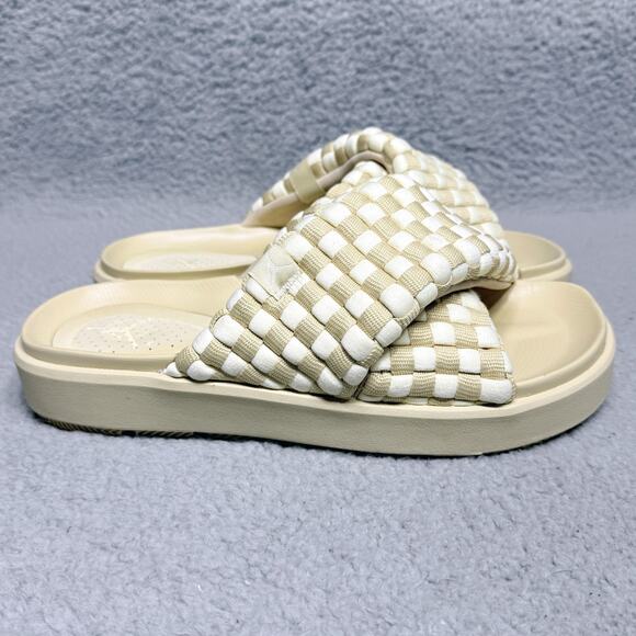Nike Air Jordan Sophia Womens Size 11 Slide Sandals Team Gold White DO8863-701 - Picture 1 of 9